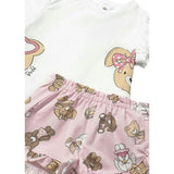 Teddy Baby Rose Shorts Set