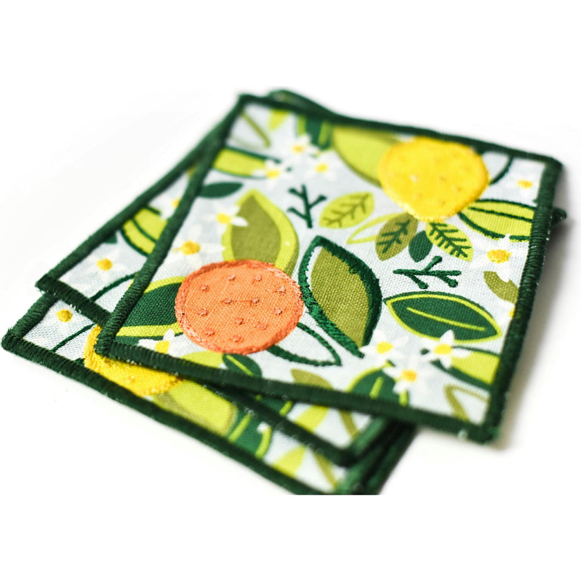Citrus Print Cocktail Napkins