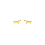 Weiner Dog Stud Earrings