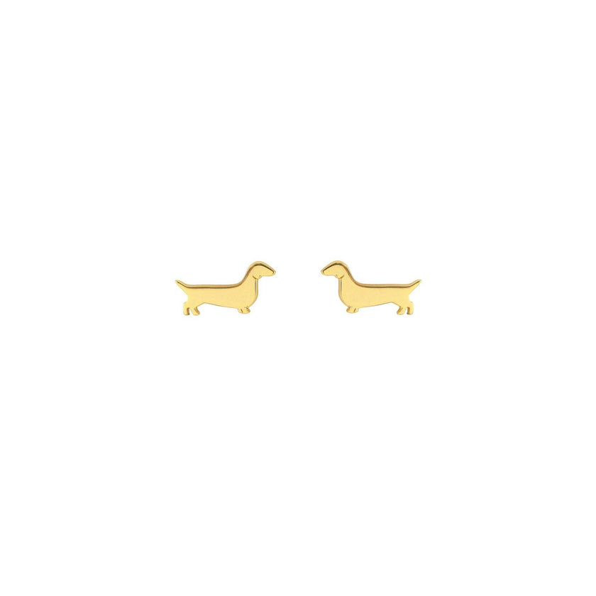 Weiner Dog Stud Earrings