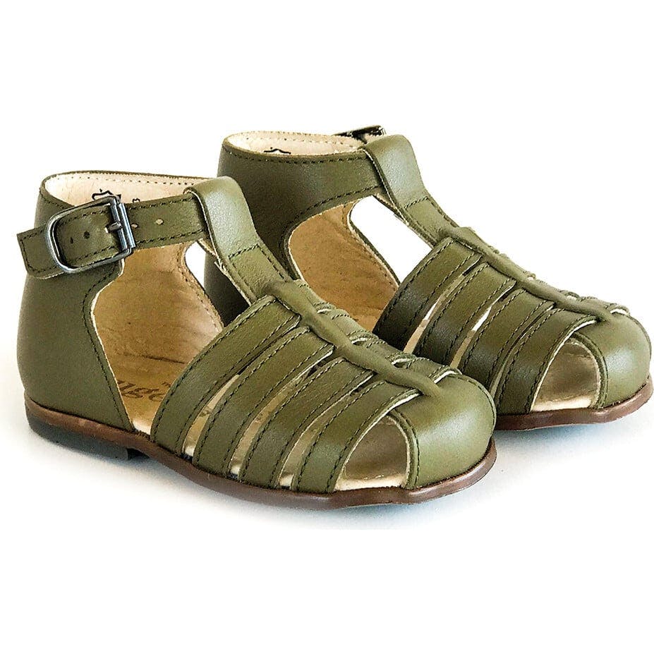 Jules T-Strap Sandal, Green