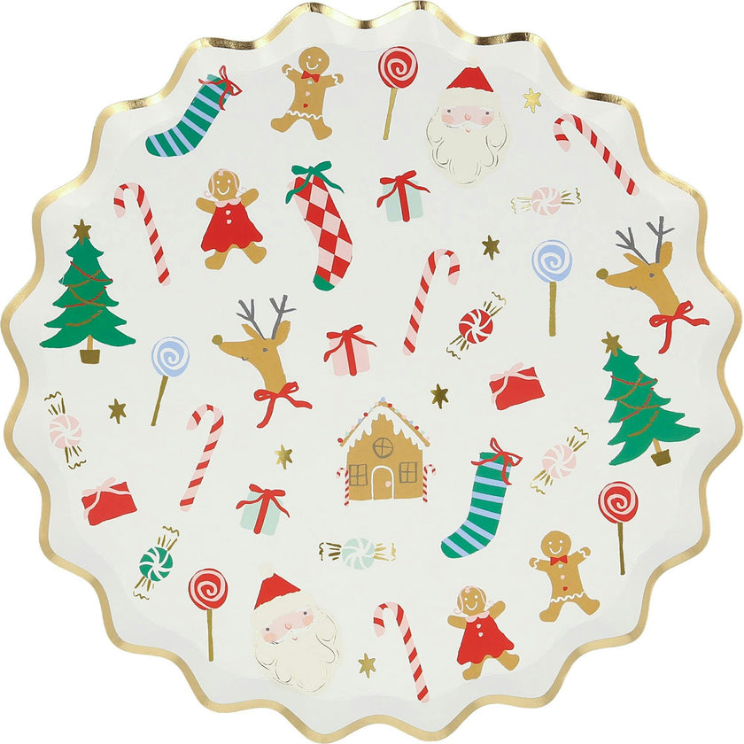 Jolly Christmas Side Plates