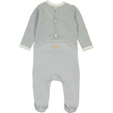Classic Wrap Layette Set Blue Dawn