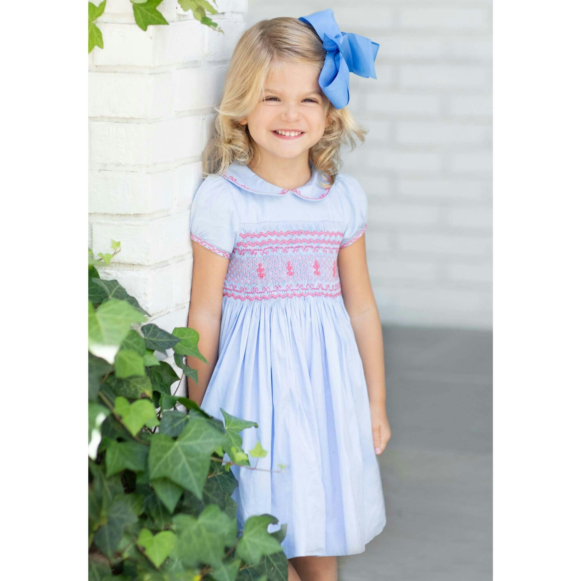 Princess Charlotte Heirloom Pink Smocked Dress