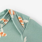 Swimming Koi Cotton Stretch Short Sleeve One Piece
