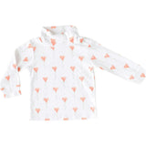 White Heart Balloon Turtleneck