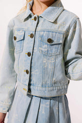 Sparkle Bows Denim Jacket