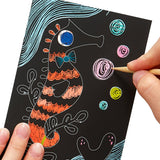 Scratch and Scribble Mini Scratch Art Kit - Friendly Fish - 8 Cards 1 Sticker Sheet