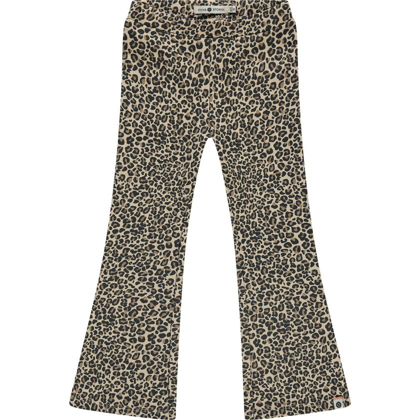 Leopard Print Flare Leggings