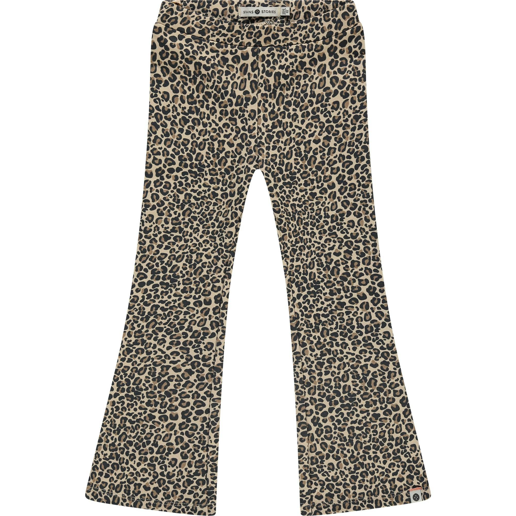 Leopard Print Flare Leggings