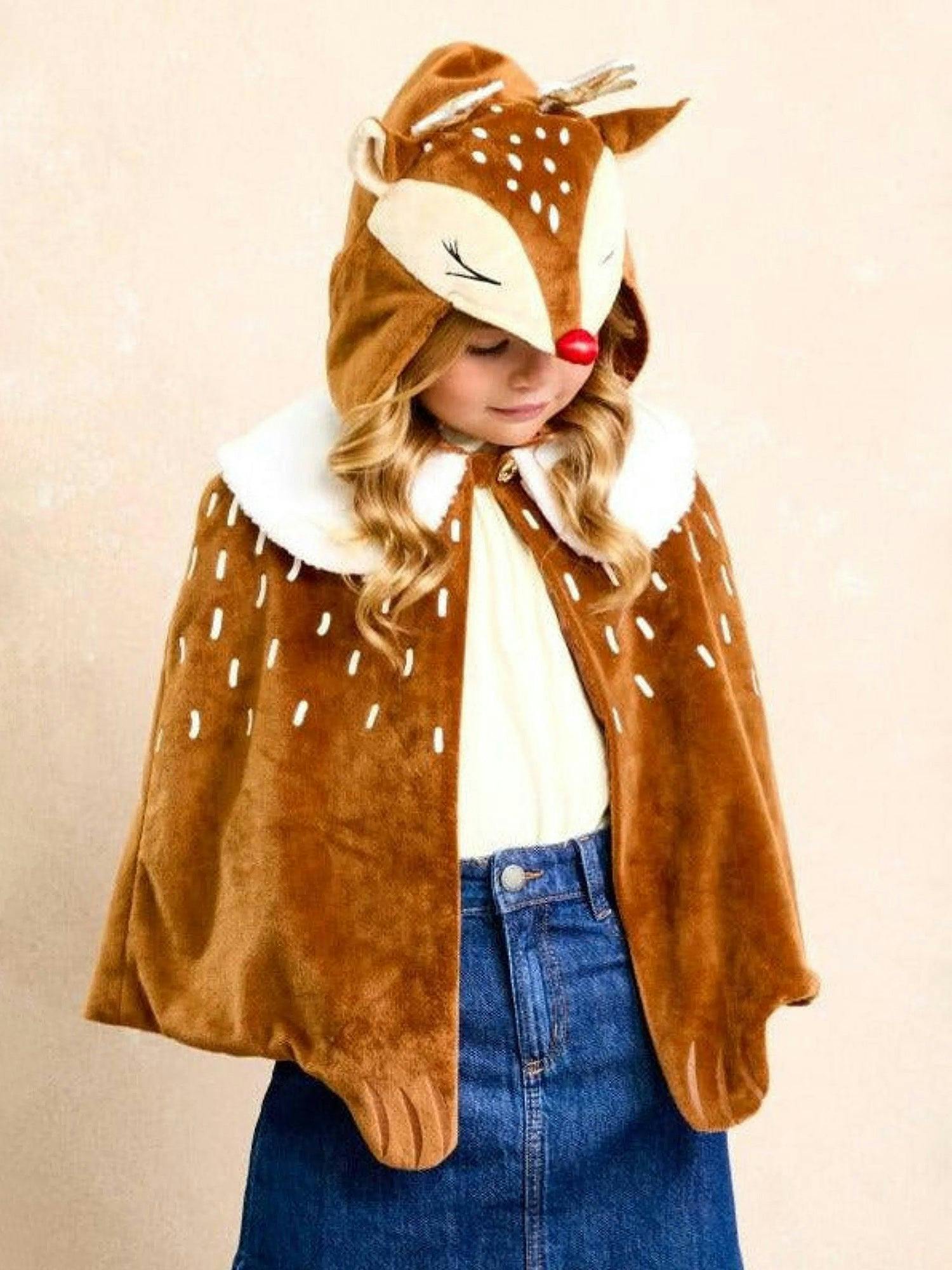Holiday Reindeer Cape for Kids