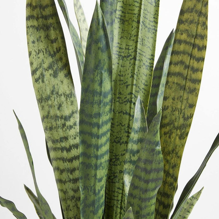 Artificial Snake Plant with Artisan Planter