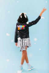 Whatever Beaded Leather Jacket