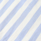 Organic Collared Romper - Blue Stripes