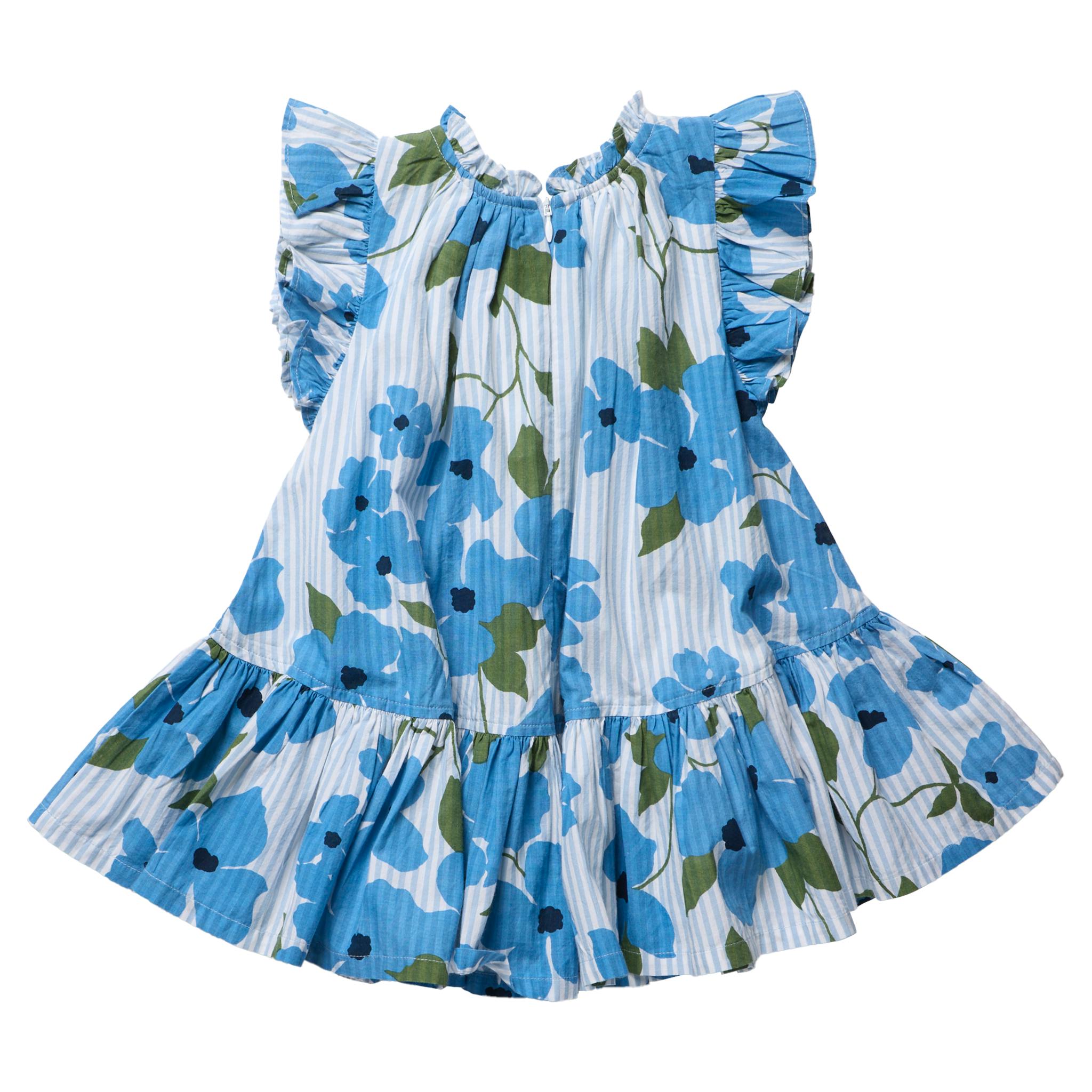 Girls Harper Dress - Hibiscus Floral