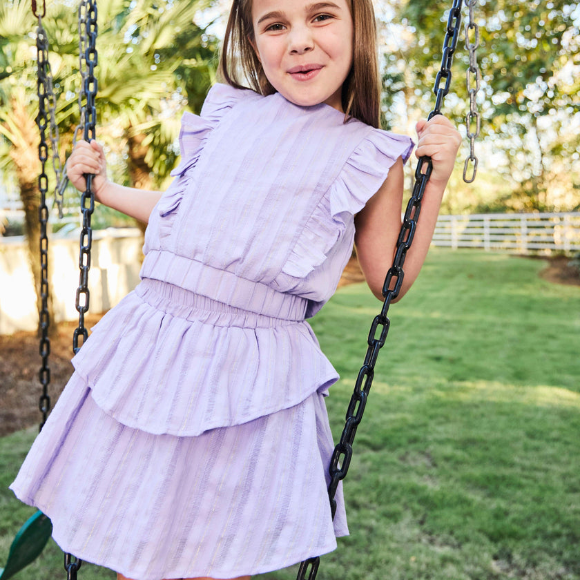Rowan Top Purple/Gold