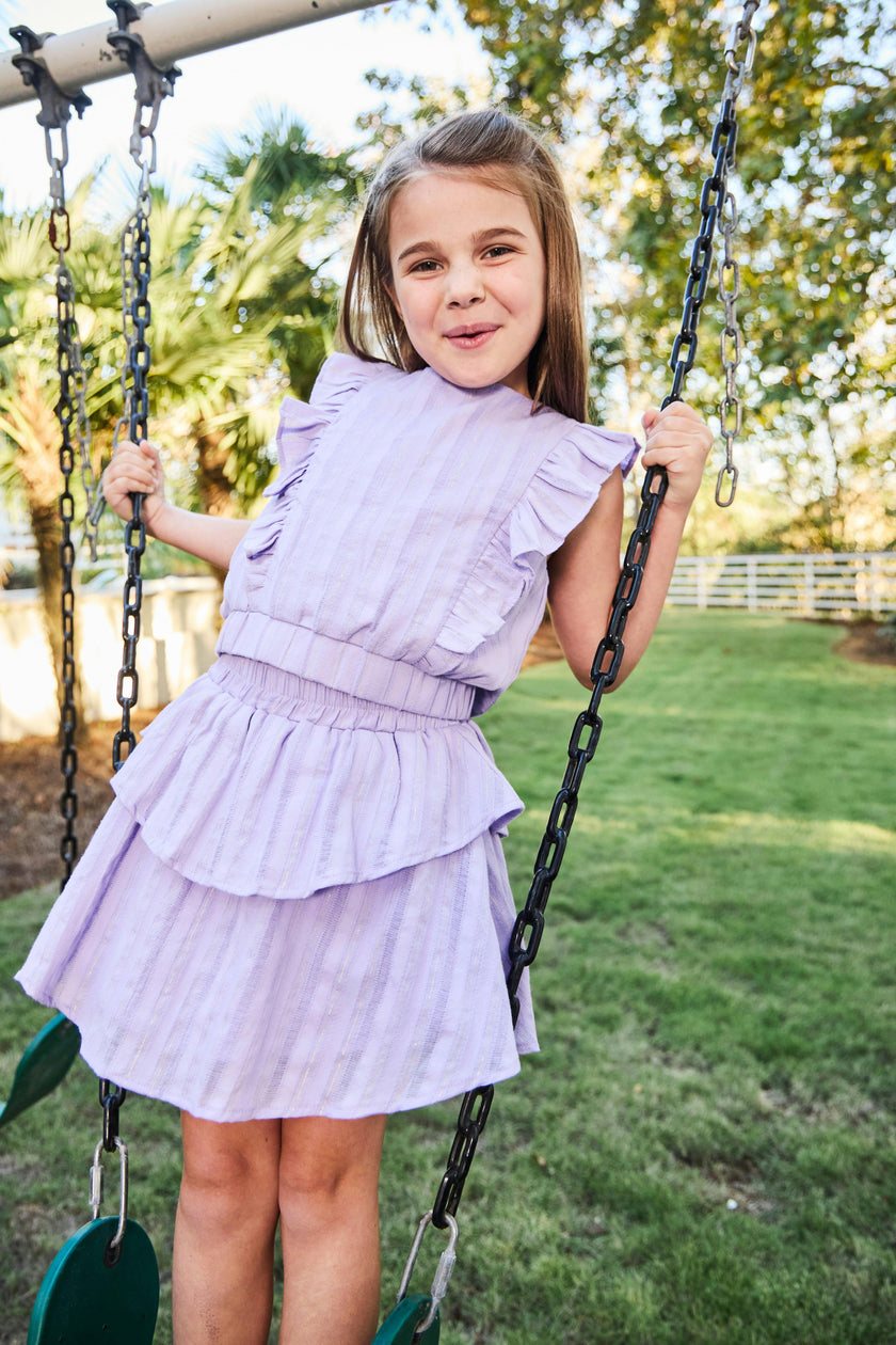 Rowan Top Purple/Gold