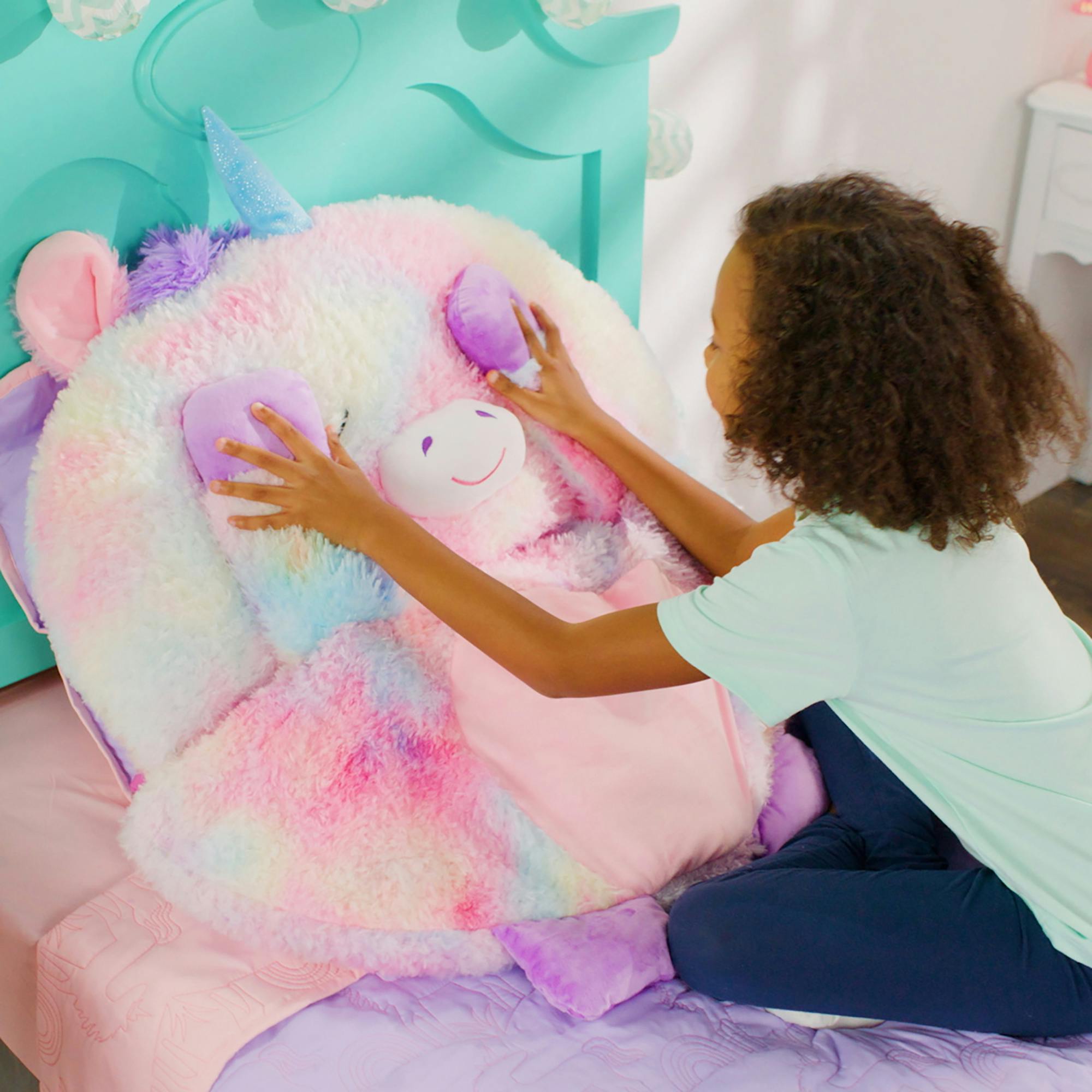 Happy Nappers: S4 Lg - Rainbow Unicorn