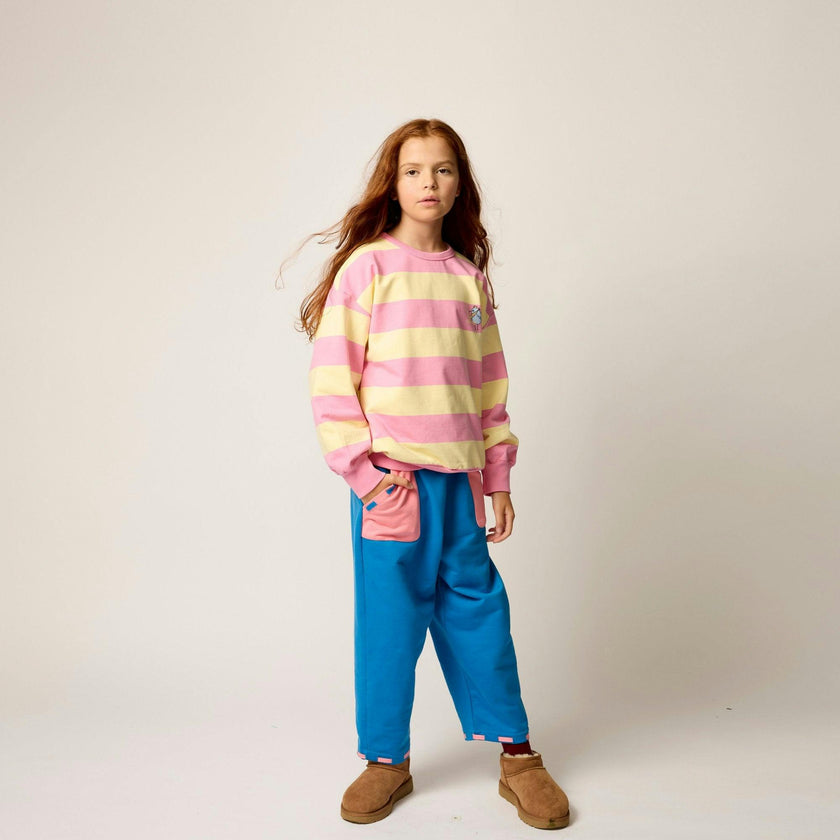 Organic Sunday Striped Sweatshirt