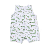 Crayon Alligators - Sleeveless Shortie Romper