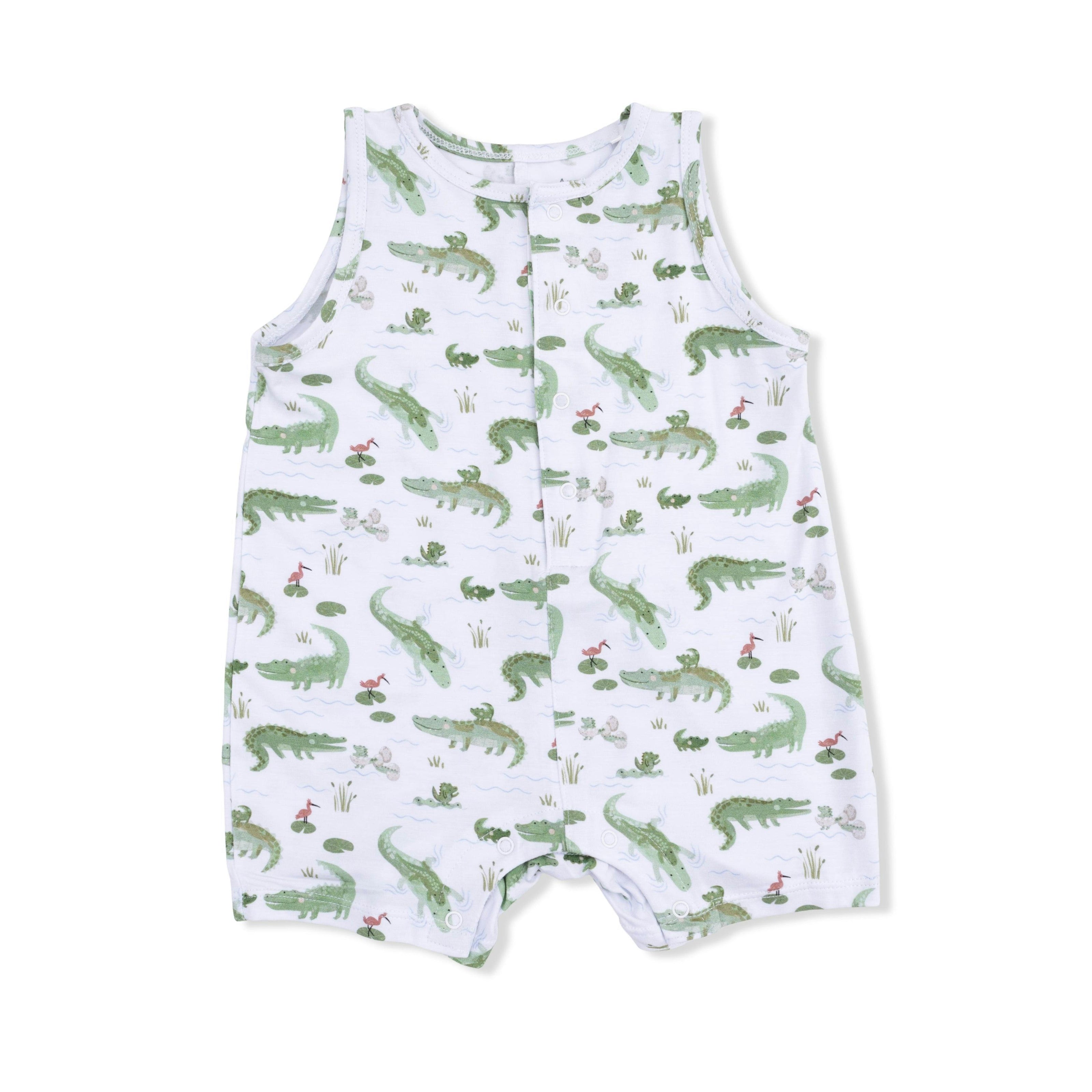Crayon Alligators - Sleeveless Shortie Romper