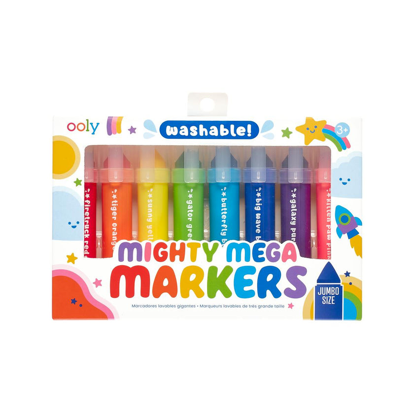 Mighty Mega Markers - Easy to Grip - Set of 8