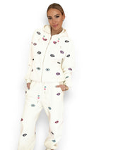 Women’s Rainbow Evil Eye Jogger Set