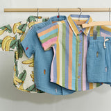 Baby Boys Jack Shirt - Surfboard Embroidery