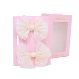 Multicolor Satin Bow Hairclip Set