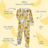 CRUZ Snug Fit Footed Sleeper
