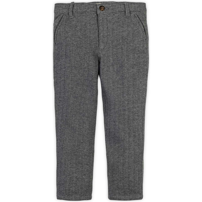 Fleece Suit Pant Made with Organic Cotton, Grey