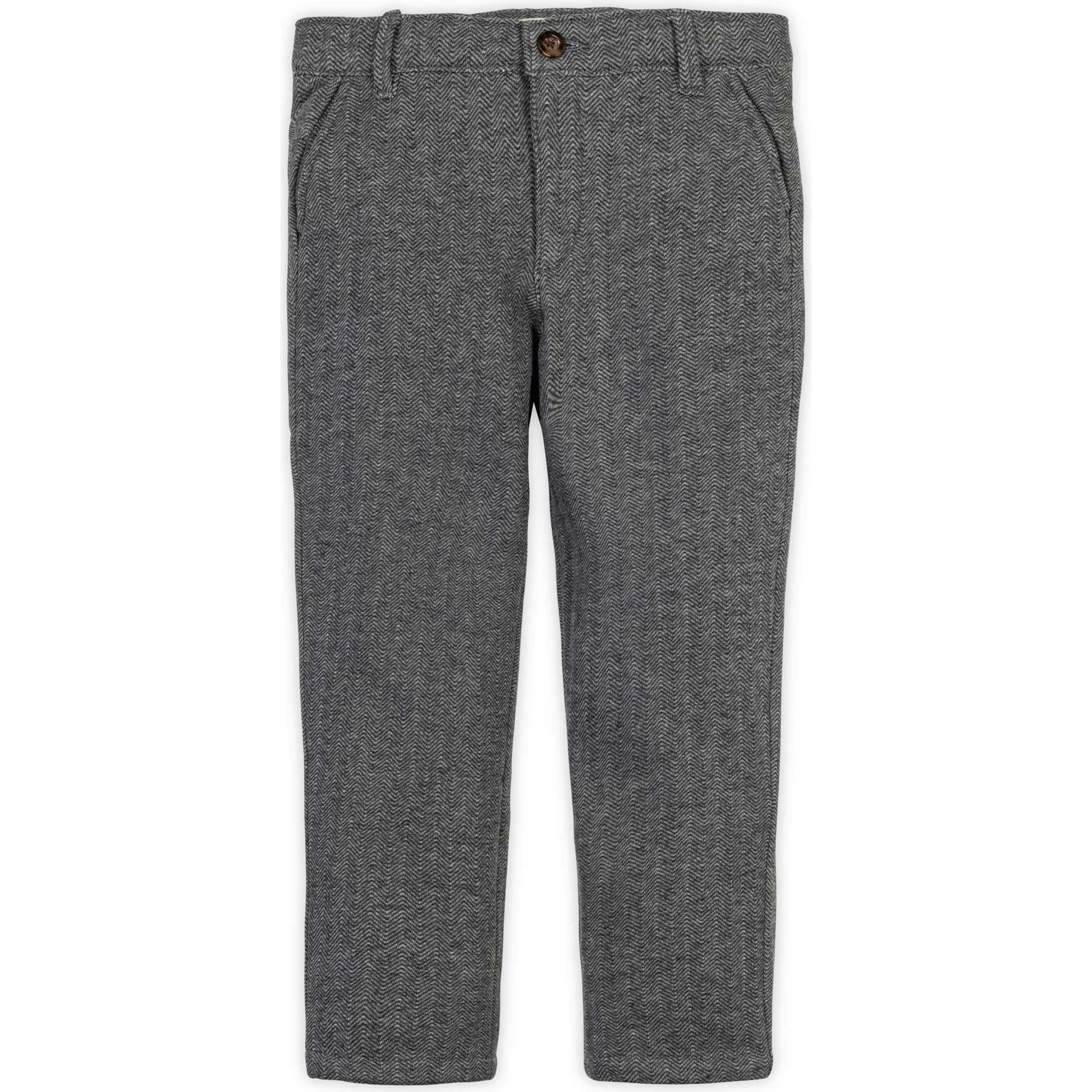 Fleece Suit Pant Made with Organic Cotton, Grey