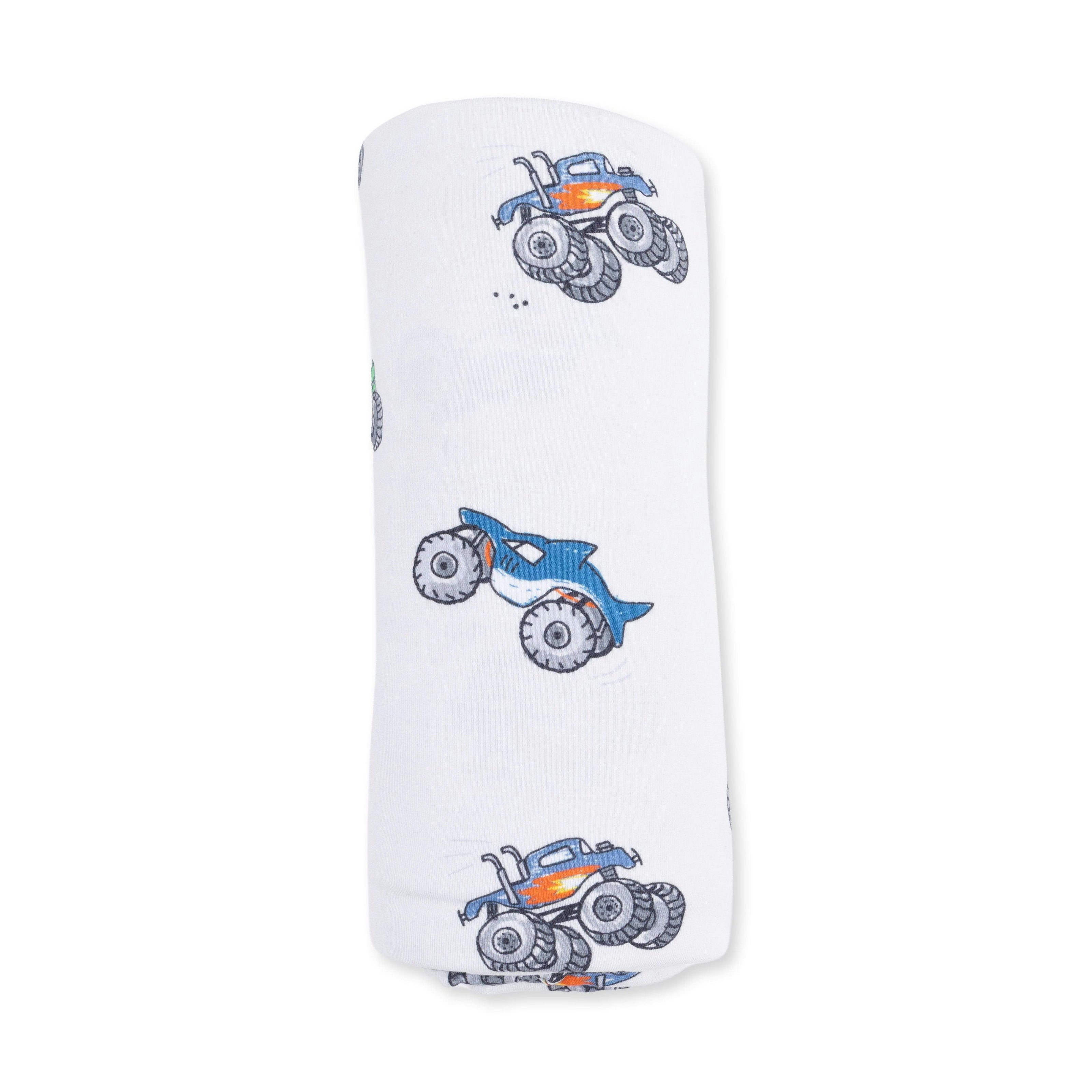 Monster Trucks - Swaddle Blanket