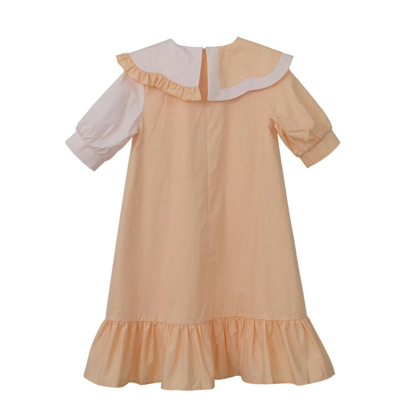 Lily dress (cantaloupe/blush pink)