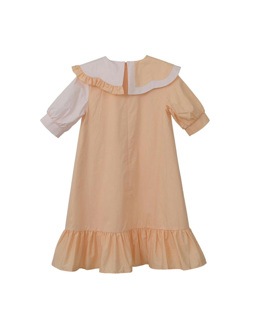 Lily dress (cantaloupe/blush pink)