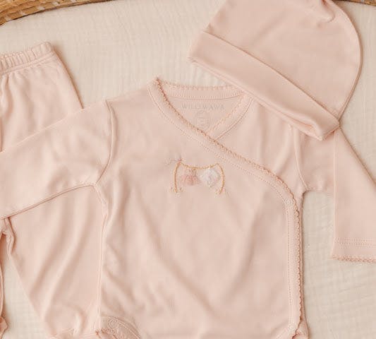 Embroidered Three Piece Set