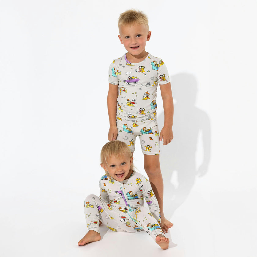 Garfield & Friends Bamboo Convertible Footie