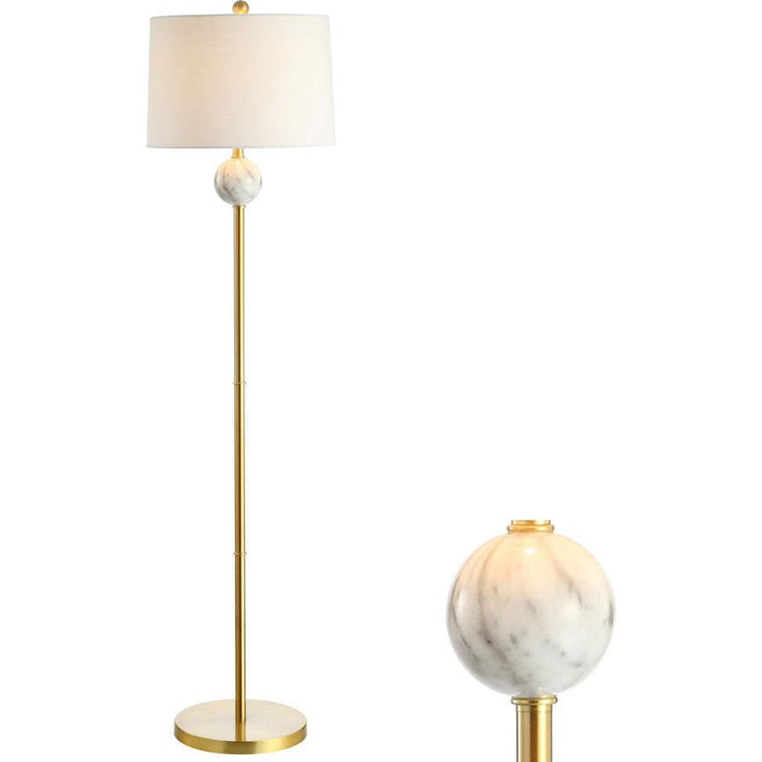 Vaughn 60" Modern Metal/Resin LED Floor Lamp