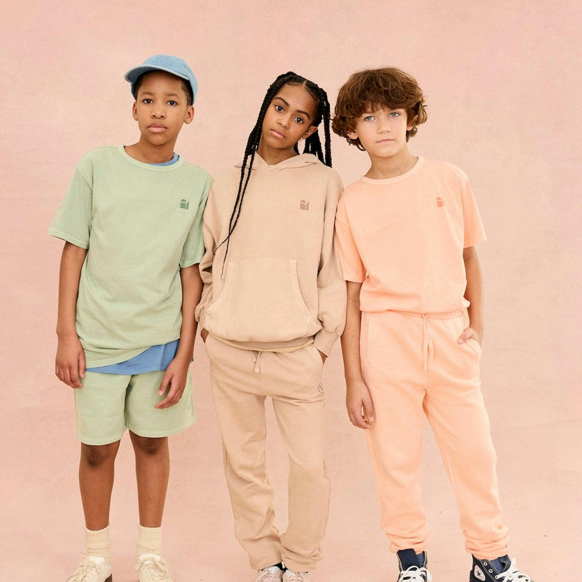 Natural Dye Everyday Shorts in Honeydew
