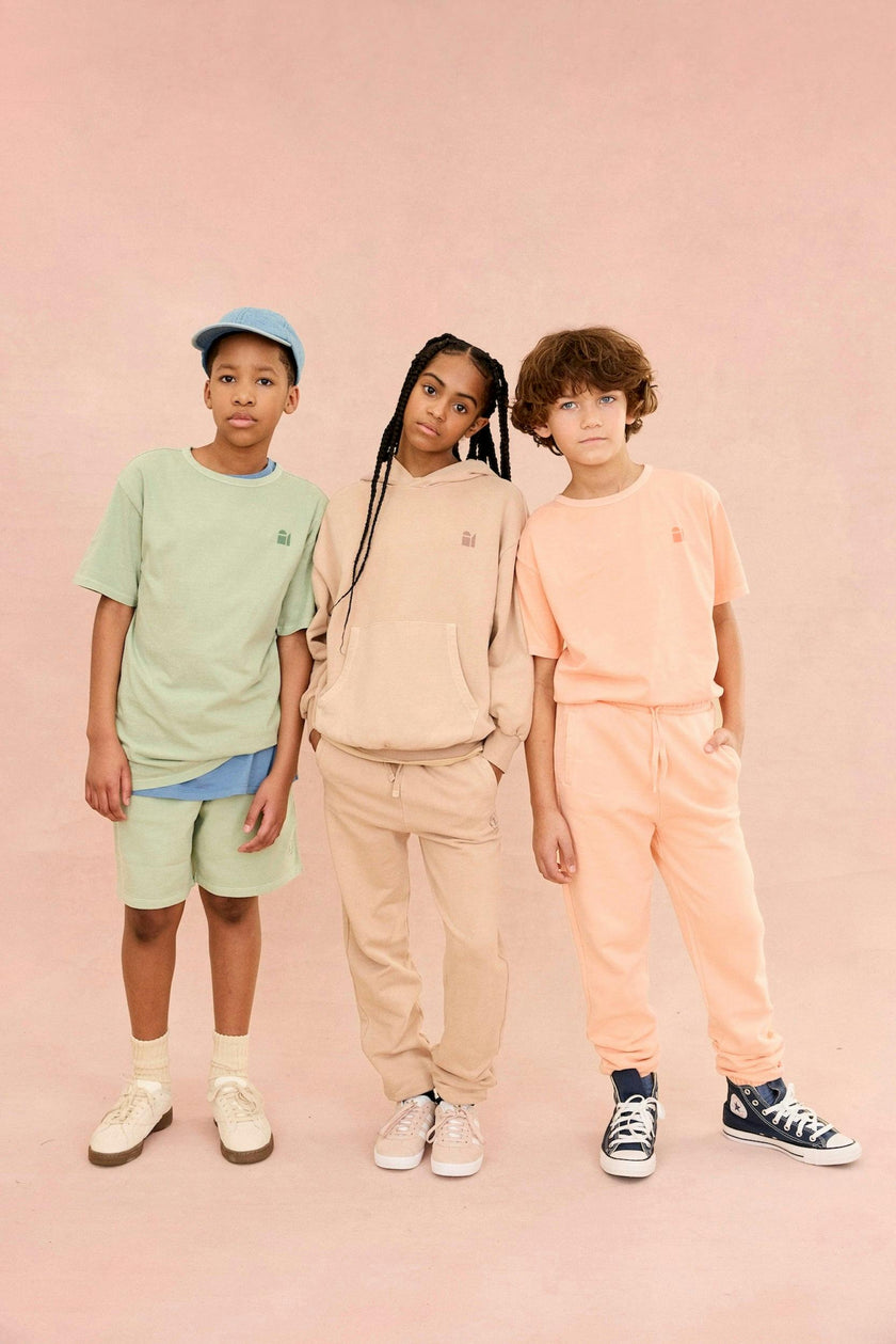 Natural Dye Everyday Shorts in Honeydew