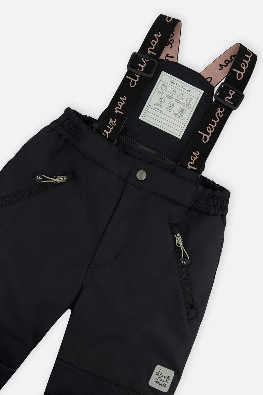 Two Piece Play Snowsuit Black