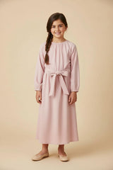 Girls Tie Maxi Dress