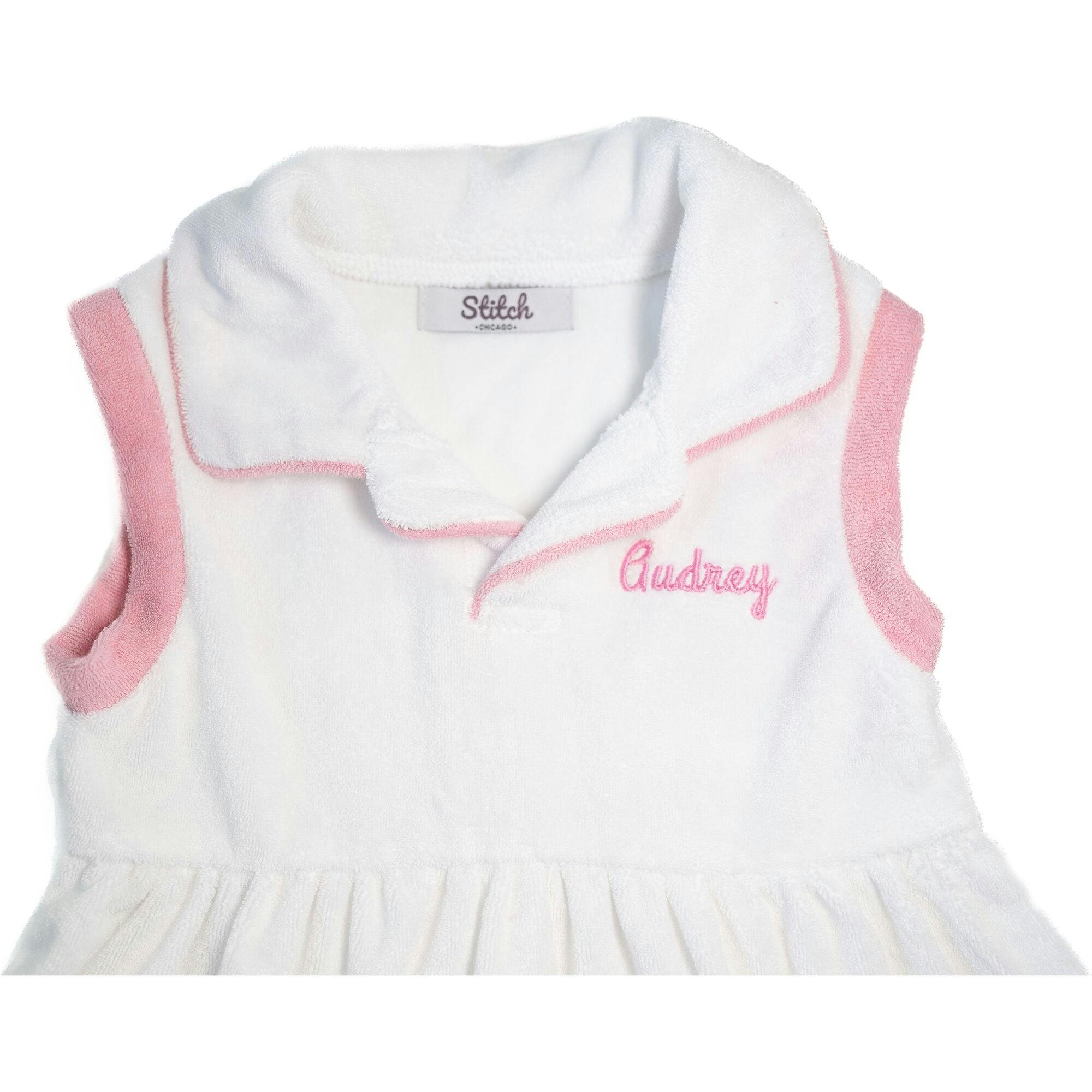 Custom Embroidered Terry Polo Dress