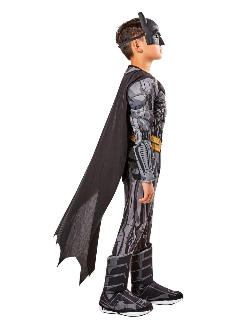 Boys Deluxe Justice League Muscle Chest Batman Costume