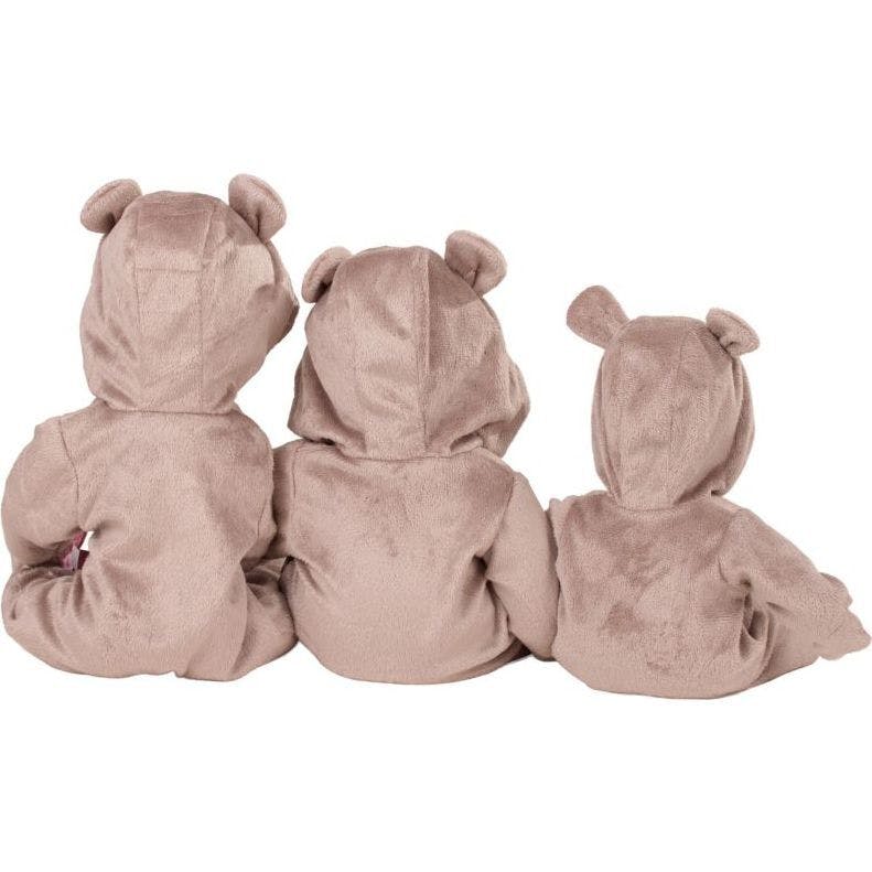 One Piece Teddy Costume Pajama Sleeper for 12-13" Baby Dolls