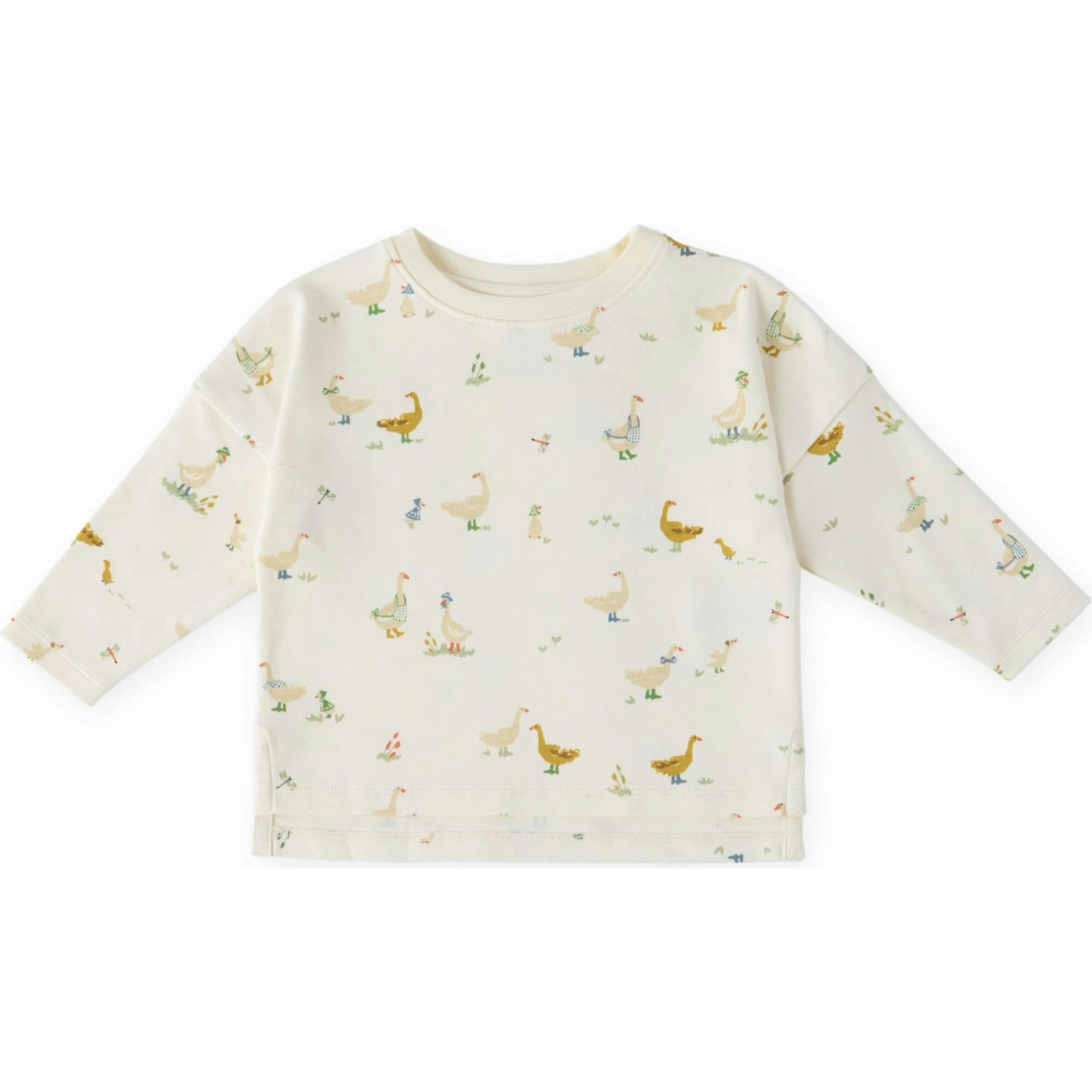 Dropped Shoulder Long Sleeve Top