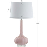 Bette 28.5" Glass Teardrop LED Table Lamp Set 2