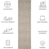 Courtyard August Indoor/Outdoor Rug, Beige