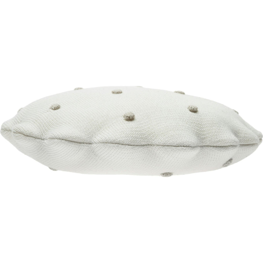 Round Knitted Biscuit Cushion