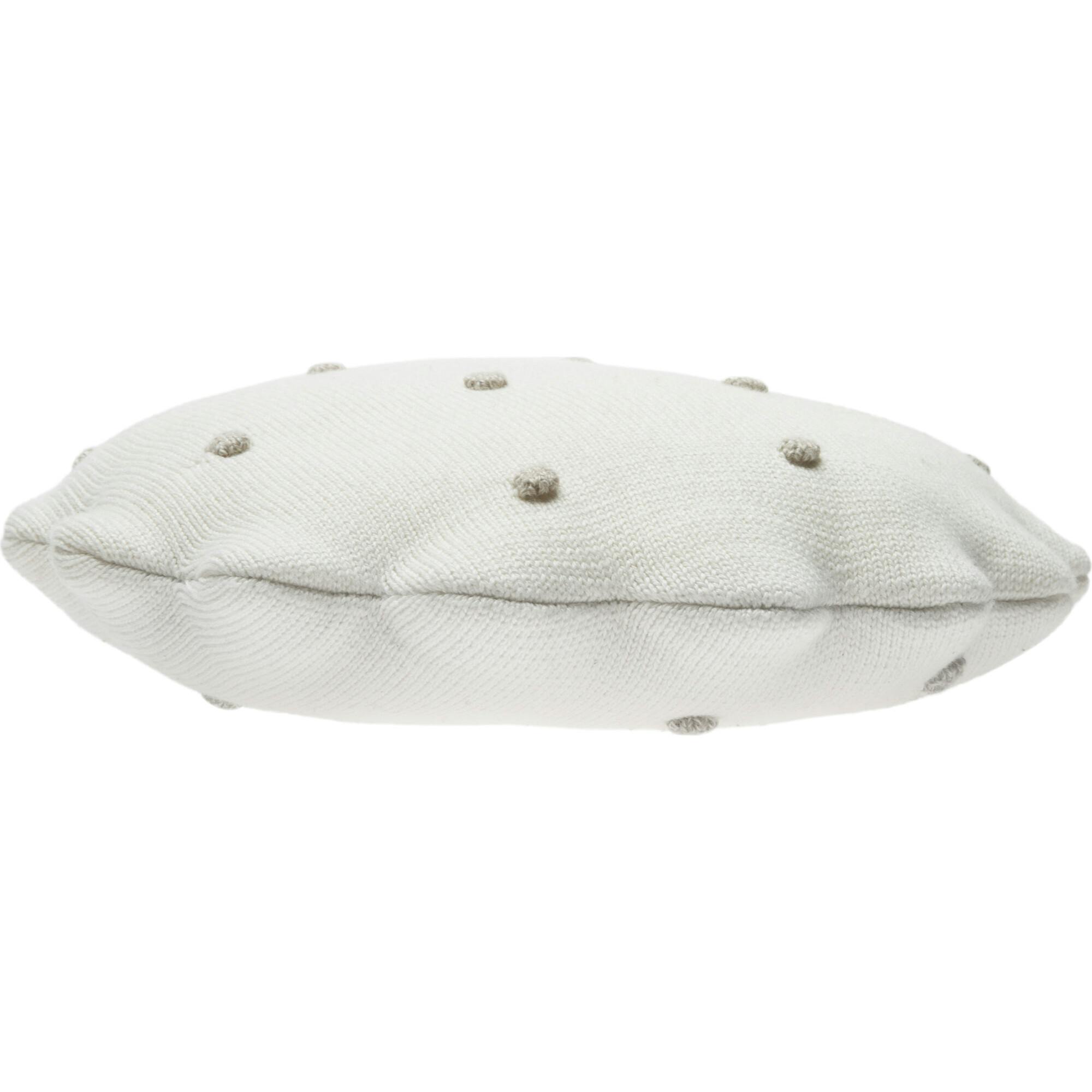 Round Knitted Biscuit Cushion